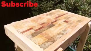 I decide to make a outside table for summer ,using my offcuts and some offcuts from pallets Made with Flipagram See more at https://