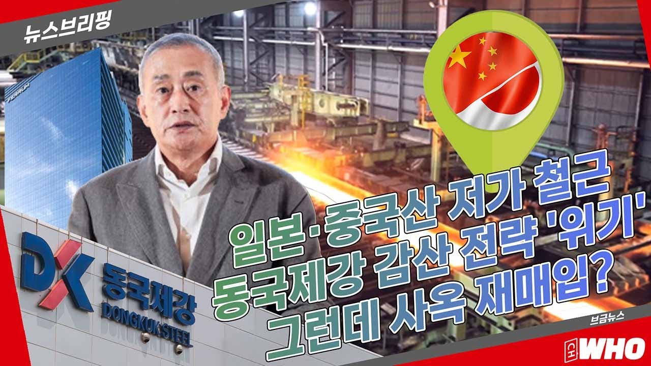 일본·중국산 철근 저가 공세에 동국제강 어려운데, 국내 사옥 재매입 추진은 왜