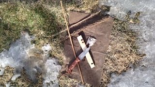 Hand Drill Friction Fire