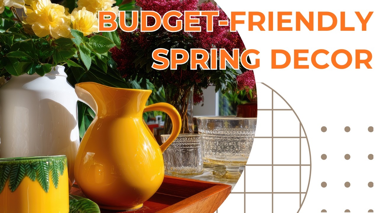 Budget Friendly Spring Decor ✨ |  Thrifted Cottage Farmhouse Ideas for Tiny Spaces