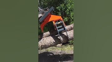 Rotating log grapple. Awesome piece of kit. #log grapple #arborist