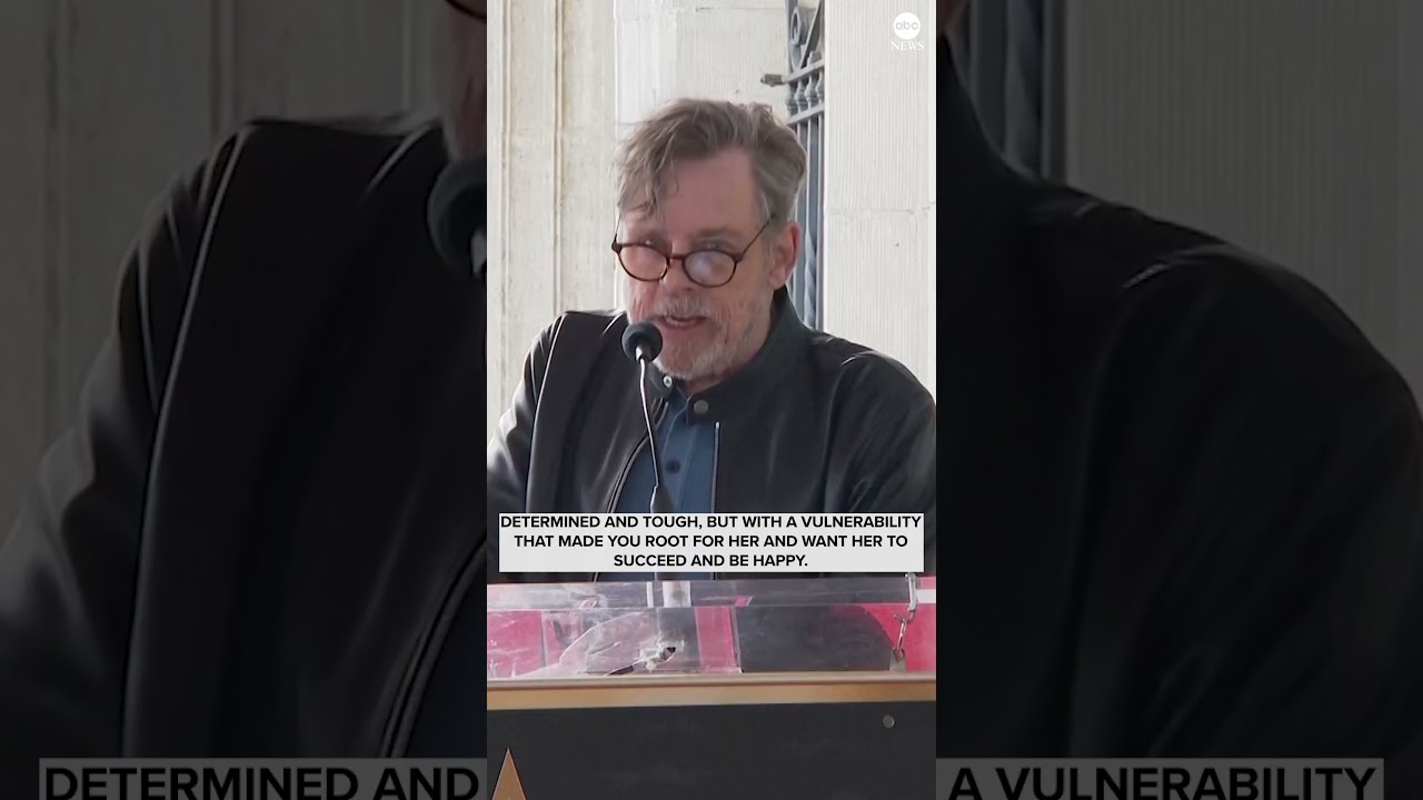 Carrie Fisher receives a star on the Hollywood Walk of Fame |  ABC News