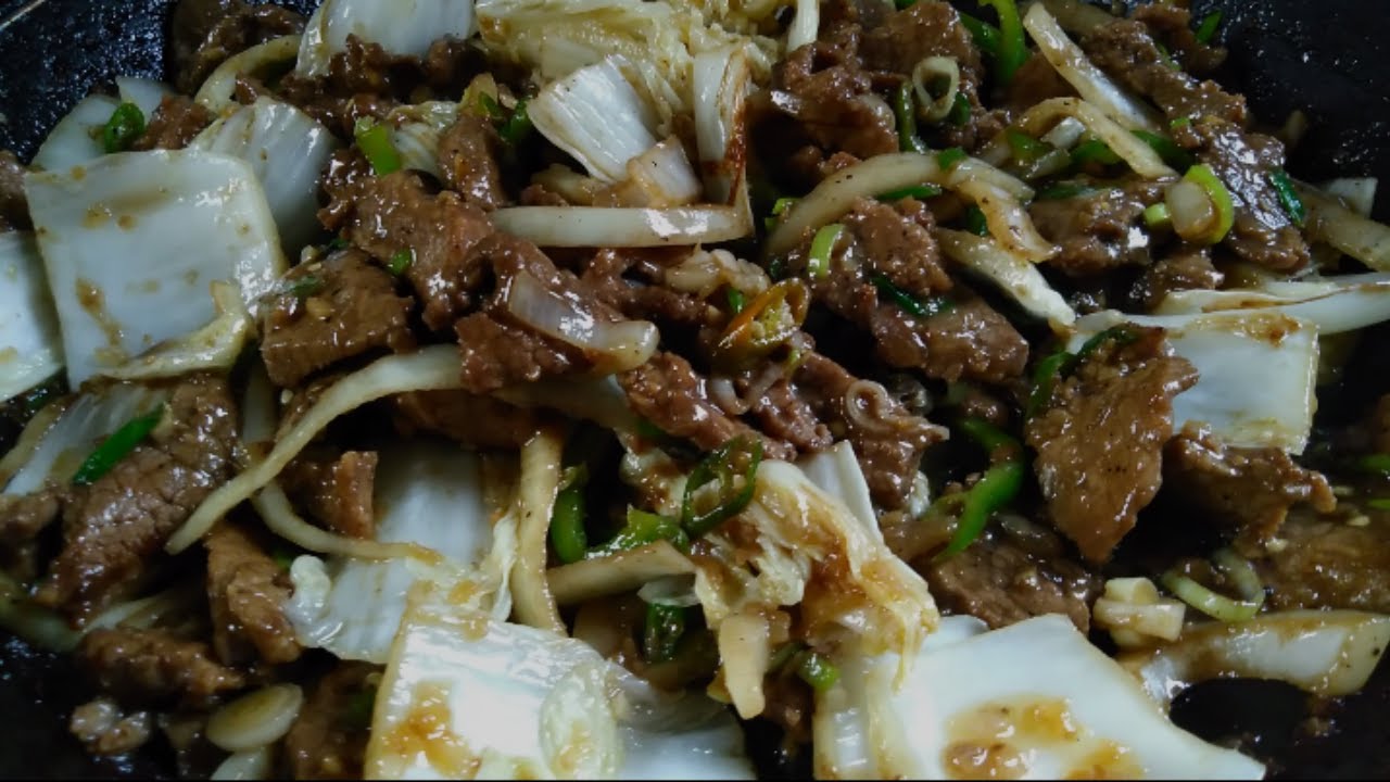 CHOUX CHINOIS SAUTÉS A LA VIANDE DE BOEUF #chouxsautés#boeufsauté#cuisinewithmimi