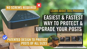 Protect & Upgrade your posts | No Screws | Learn About Our Patented Eazy-Cap™ Pressure-Fit Post Caps