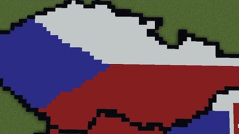 How to build the world map in minecraft — Europe part 4 — Czechia 🇨🇿