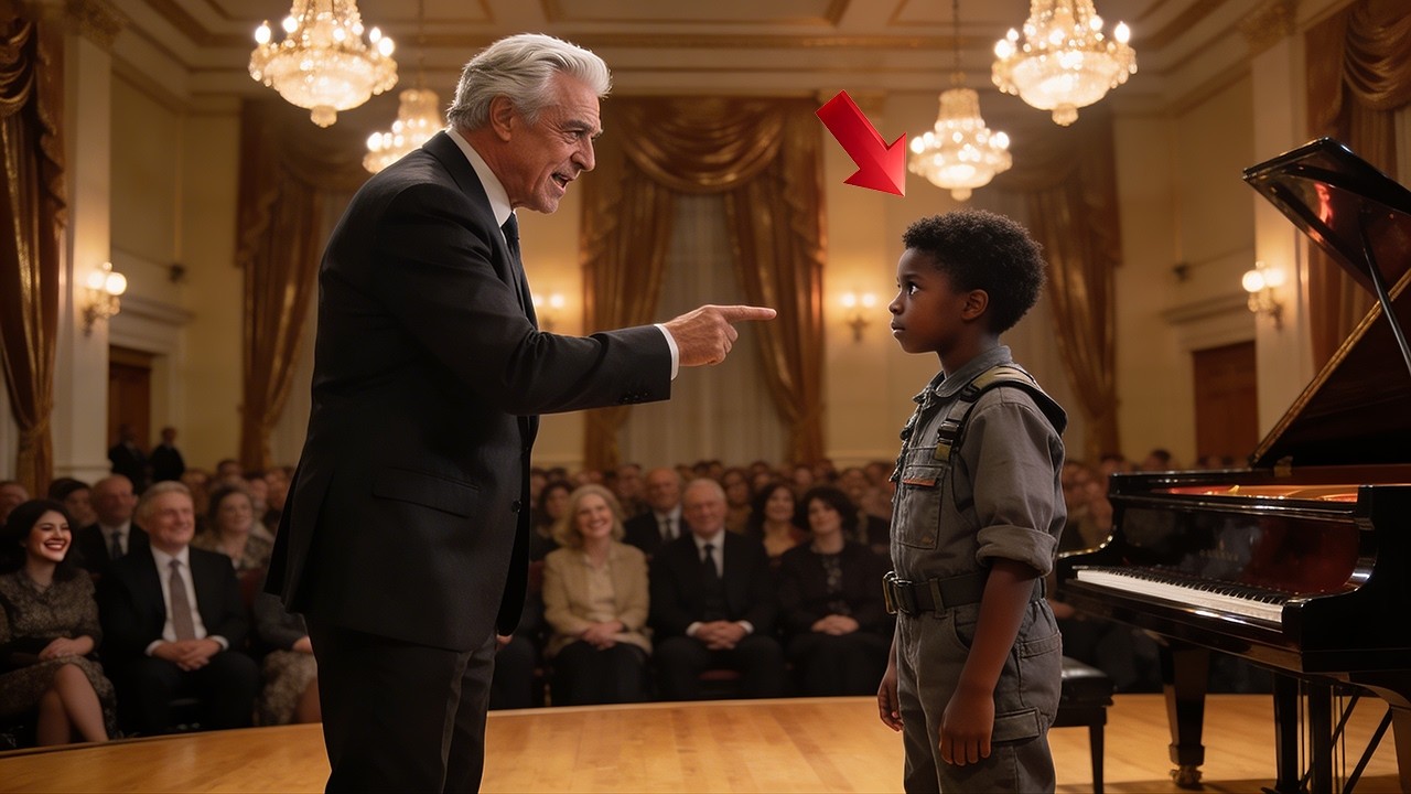 The Crowd Mocked the Maid’s Son for Facing the Pianist… Until His Opening Note Silenced Them
