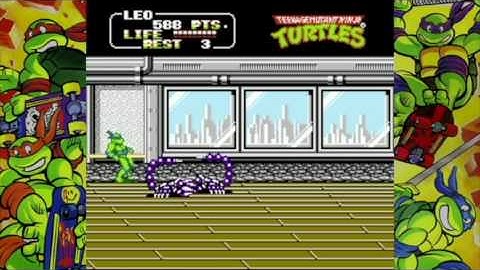 🎮 [TEENAGE MUTANT NINJA TURTLES II: THE ARCADE GAME] Scene 6