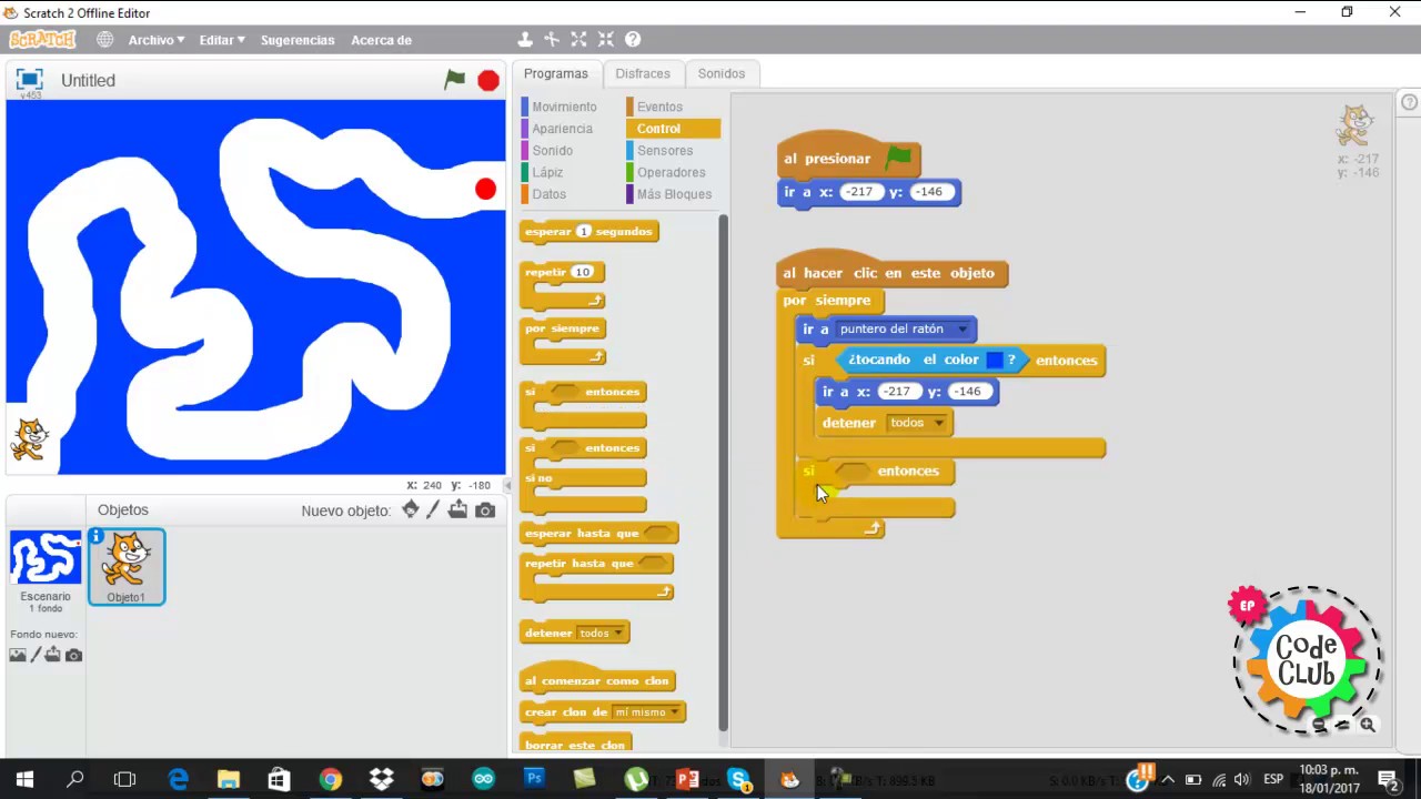 Como hacer un juego en scratch