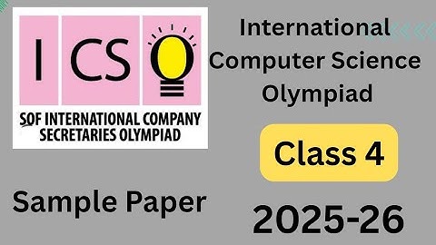 #FavFive | SOF International Computer Science Olympiad Class 4  2024-25 | #class4 | #icso model ques