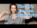 ThredUp Unboxing Fun Box