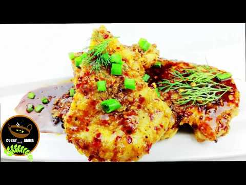 super-crunchy-–-honey-glazed-garlic-chicken-||-double-crunchy-juicy-chicken-breast-recipe