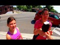 Huge ice creams in Port Dover