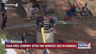 Company faces fines after worker's death 4:30 pm