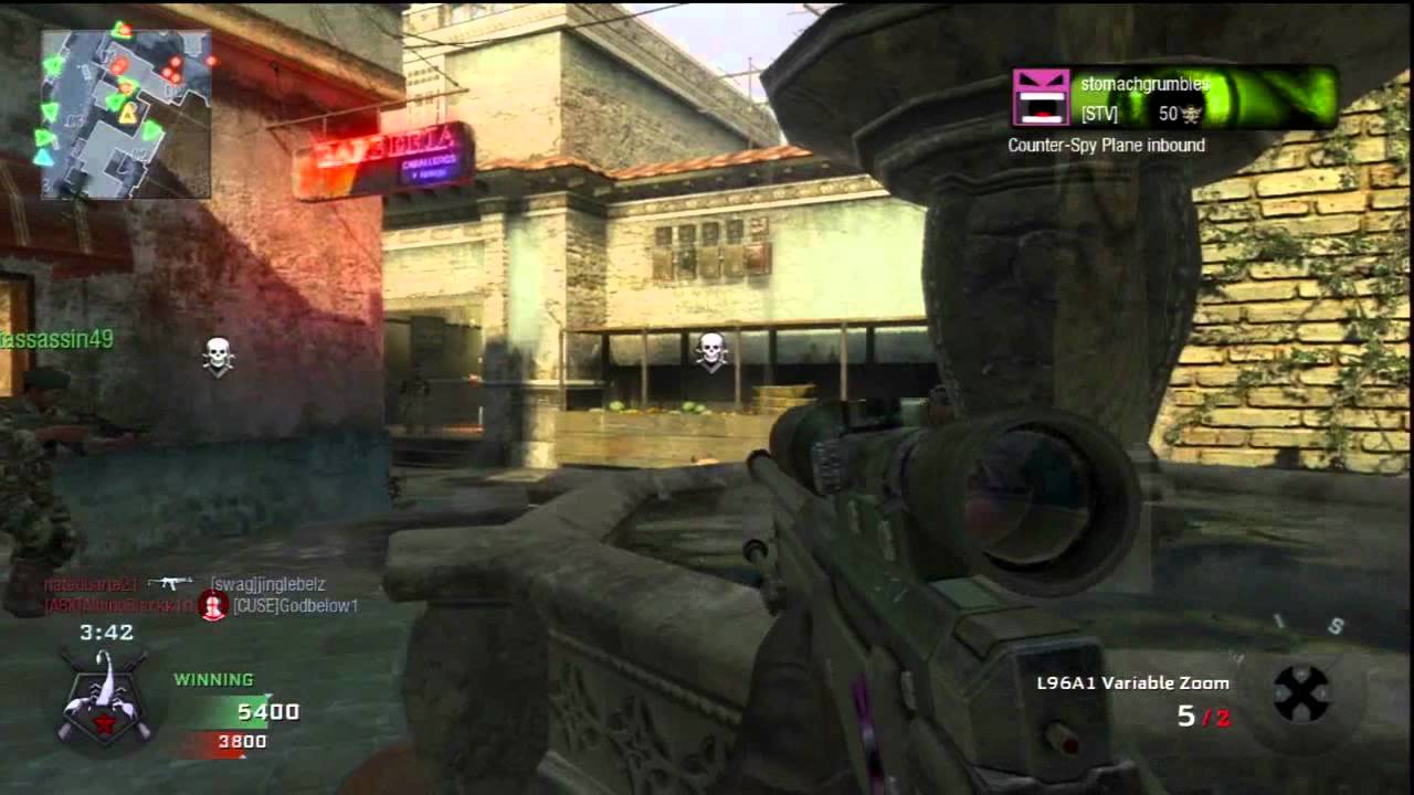 ►Tasty Sniper Snacks (Episode 2) Black Ops ( w/ StomachTV)