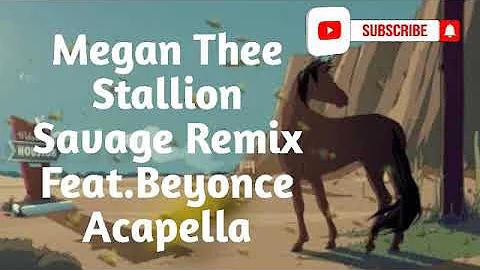Megan Thee Stallion - Savage Remix Feat. Beyoncé Acapella