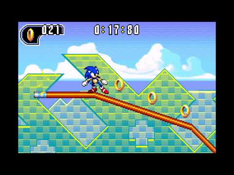 Sonic Advance 2: Leaf Forest Zone 1 Run