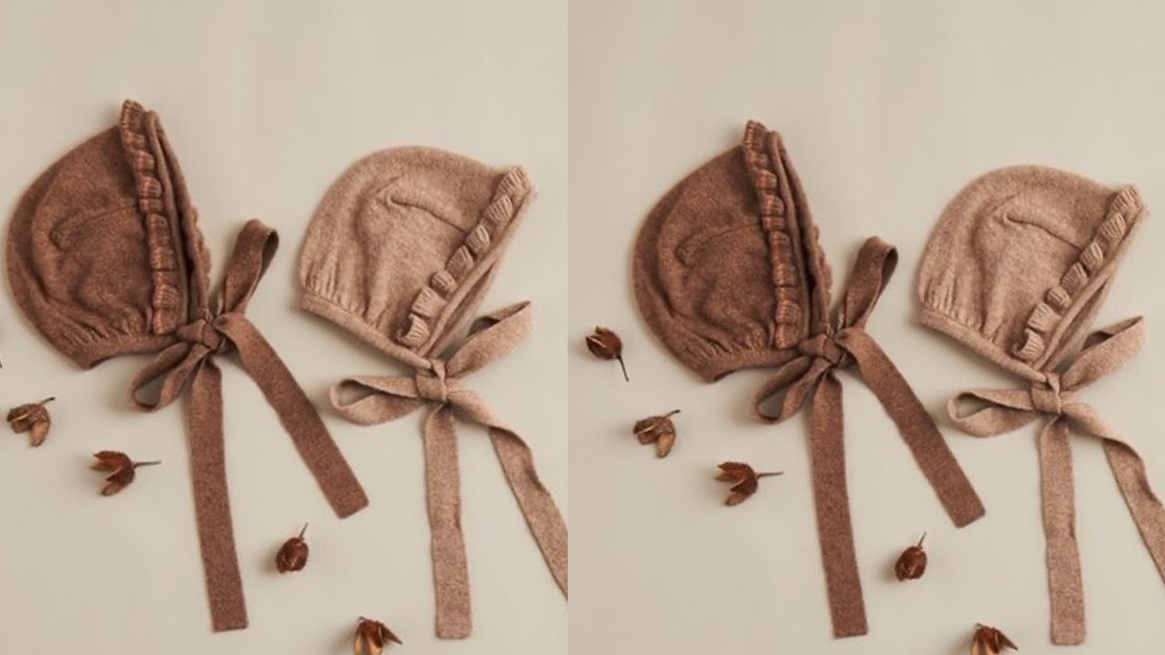 Kids Winter Hats Cutting And Stitching Tutorial/Baby Winter Hats Designed 
