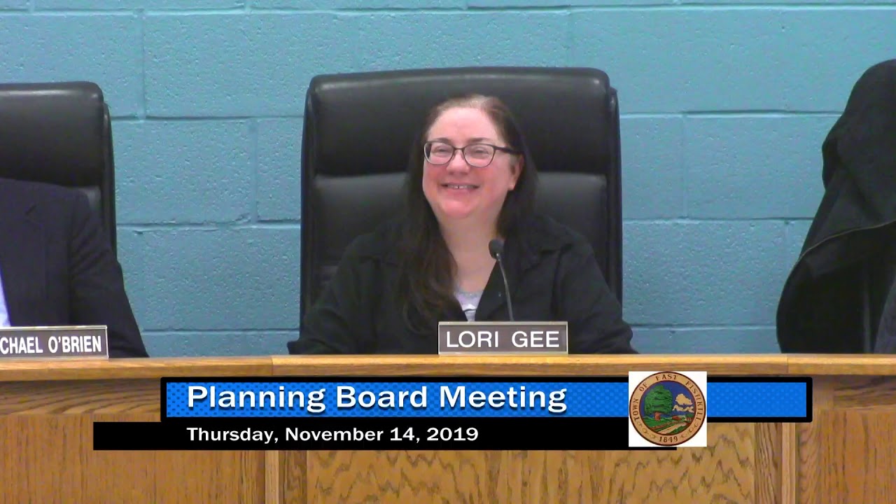 Planning Board 111419 YouTube