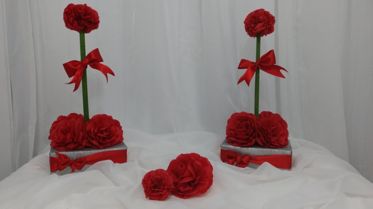 Aula 71 Como fazer um arranjo lindo com caixa de sab u00e3o e papel crepom YouTube -> Decoração De Papel Crepom Como Fazer Aula 71 Como fazer um arranjo lindo com caixa de sab u00e3o e papel crepom YouTube -> Decoração De Papel Crepom Como Fazer