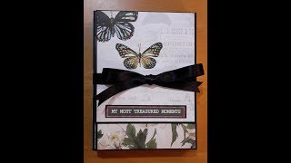 Mini Album #72 - 6-1/2 x 5 Trifold Album using Kaisercraft Treasured Moments ** GIFTED **