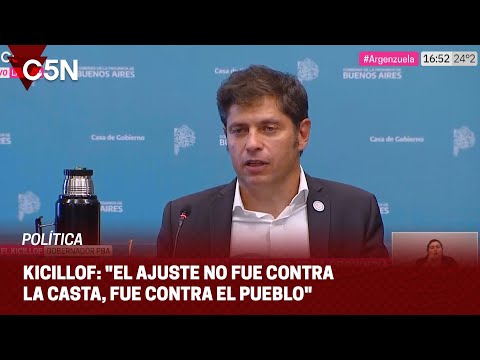 AXEL KICILLOF cruzó a JAVIER MILEI: "El Presidente se ROBA los RECURSOS de las PROVINCIAS"