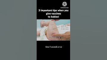 3 important tips when you give vaccines to babies!