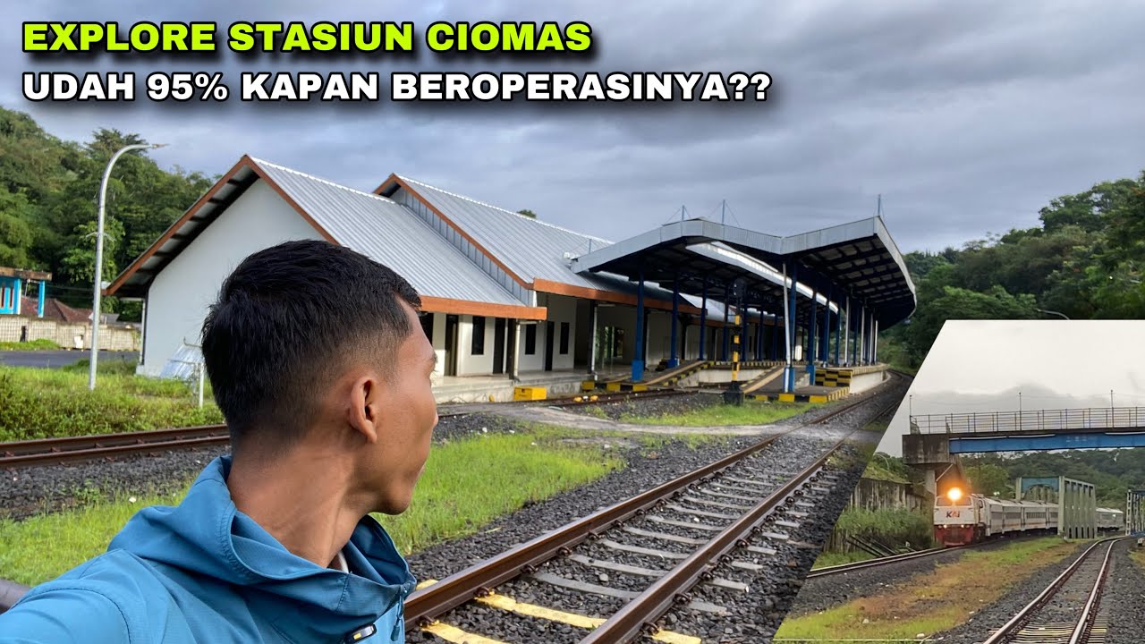 Kondisi Terkini Stasiun Ciomas & Hunting KA Pangrango 