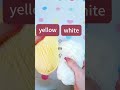 Yellow + White = ? 🌼 The ending is so satisfying! #Crochet #DIY #shorts