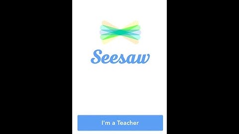 SeeSaw App Directions - Parent Video