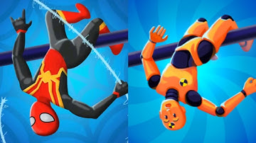 Ragdoll Dismount VS Ragdoll Fall Break the Bones Satisfying ASMR GamePlay (Android,ios) (New Update)