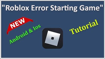 How To Fix Roblox Error Starting Game Issue Android & Ios - 2022