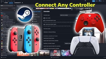 How To Connect Any Controller to Steam (Xbox, PlayStation, Switch PS4, PS5, DualShock, DualSense)