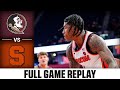 Florida State vs. Syracuse Full Game Replay | 2025-26 ACC Men’s Basketball