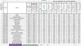 FAC SAR Análisis de Factor de Salario Real