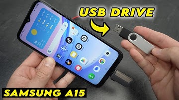 How to Connect a USB Drive on the Samsung Galaxy A15 (File Transfer)