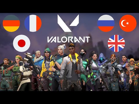 ОЗВУЧКА VALORANT НА 6 ЯЗЫКАХ