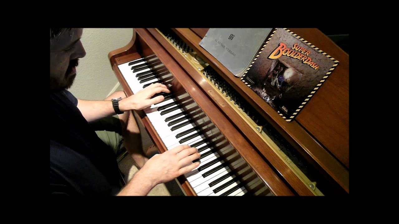 Boulder Dash Theme C64 Piano YouTube