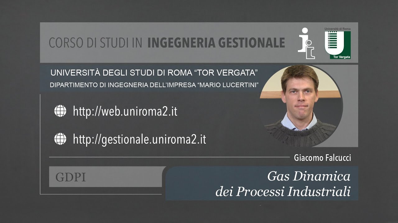 Gas Dinamica dei Processi Industriali - Giacomo Falcucci