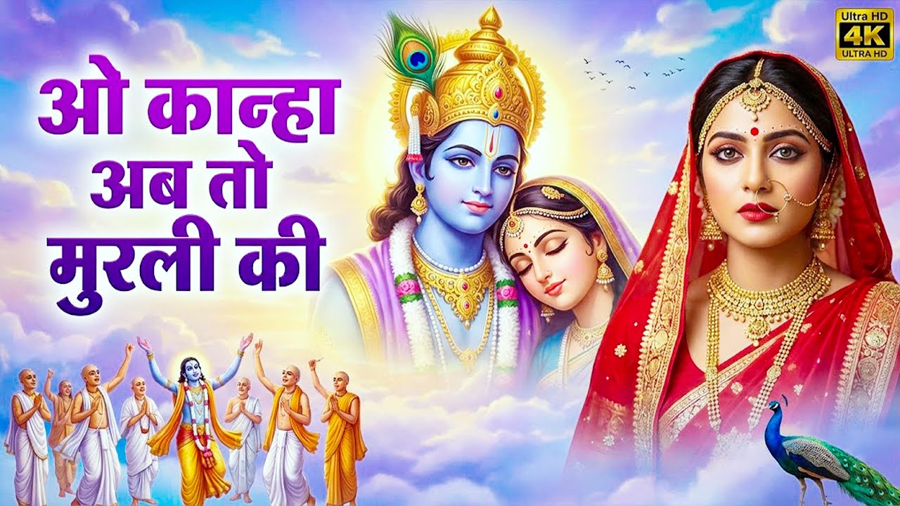 सबसे मधुर कृष्ण भजन |  O Kanha Ab To Murli Ki |Krishna Aarti |  Hey Gopal Krishna Karu Aarti Teri