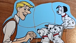 Jigsaw Puzzle # 1,724 -  Disney's 101 Dalmatians Roger and Pups (10 Piece) Playskool Vintage 1996
