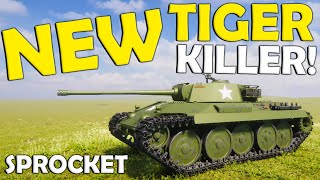 100TON AMERICAN TANK VS TIGER TANK! - SPROCKET Gameplay screenshot 5