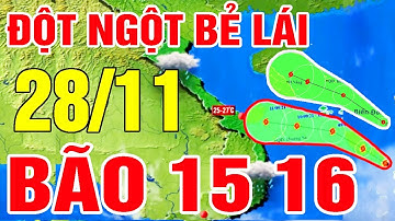 🔴[Trực Tiếp] Bão Số 15 Đột Ngột Bẻ Lái Lao Thẳng Vào Đất Liền, Nguy Cơ Bão Số 16 | Dự báo thời tiết