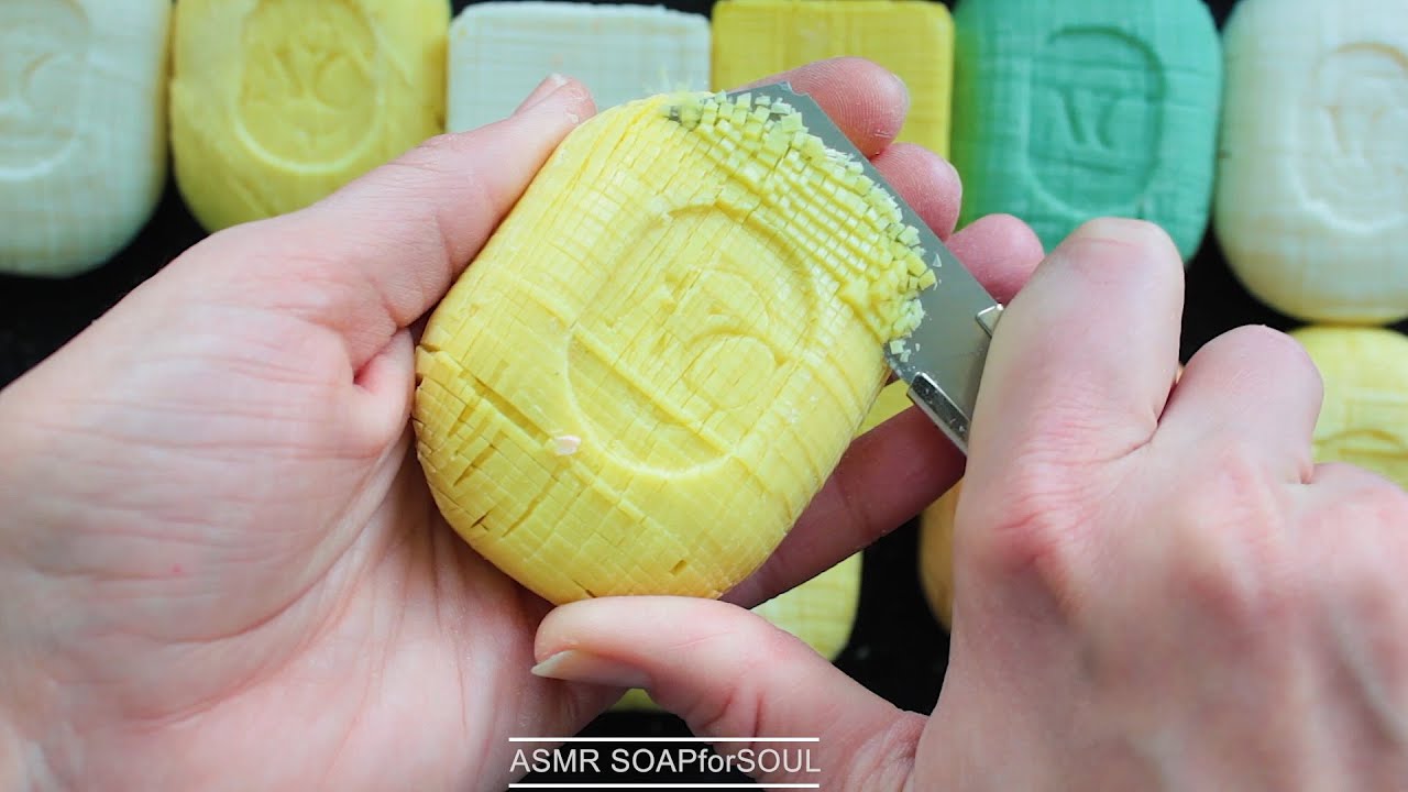  1 HOUR ASMR. Soap cubes only. Very satisfying relax sound.Compilation