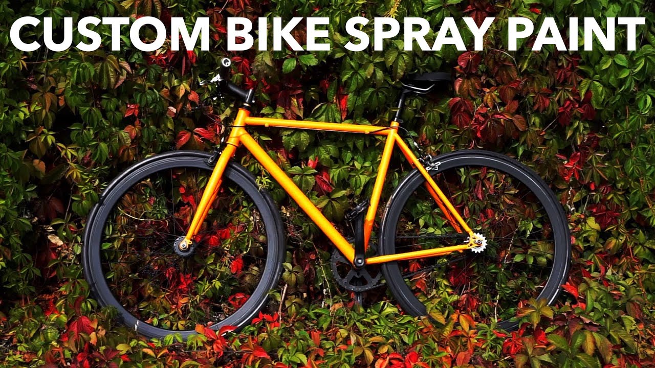 HOW TO CUSTOM SPRAY PAINT YOUR BIKE AT HOME