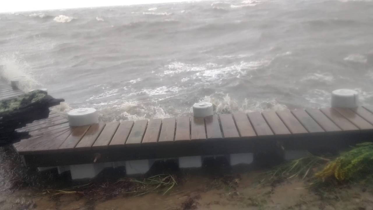 Hurricane Matthew Colington Harbour 10-9-2016 - YouTube