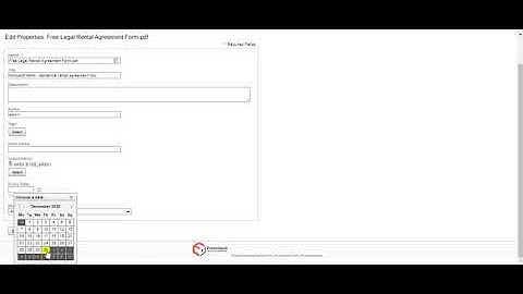 Set Expiry date on document
