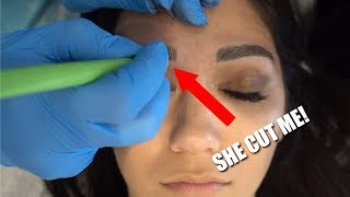 I GOT MICROBLADED IN LA!