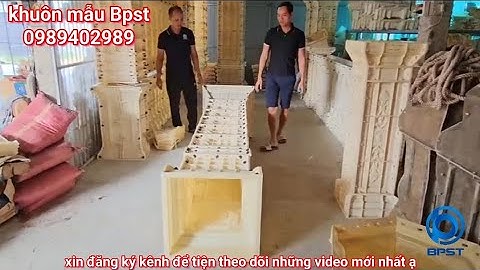 khuôn cột cổng 40cm abs dầy- bền- chắc chắn