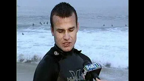 Surfer Dude at the Wedge in Newport Beach