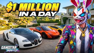 HOW TO GET 1 MILLION CASH IN A SINGLE CLICK | GANGSTER MIRAGE CITY - How to become rich 🤑 screenshot 5